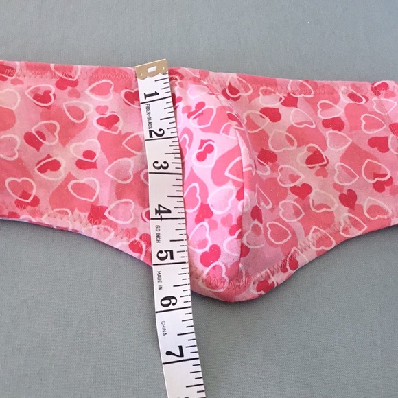 Face Mask Hearts Pink 2 Layer Fitted - Picture 5 of 8